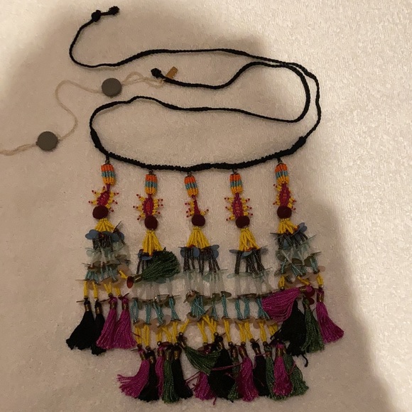 ETRO tasseled, beaded necklace - Picture 2 of 2